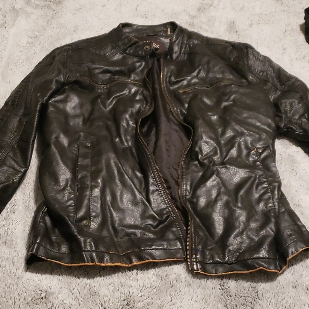 Leather jacket
